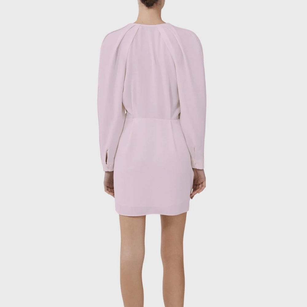 Stylish Draped Lilac mini dress by IRO Paris - Picture 2 of 9